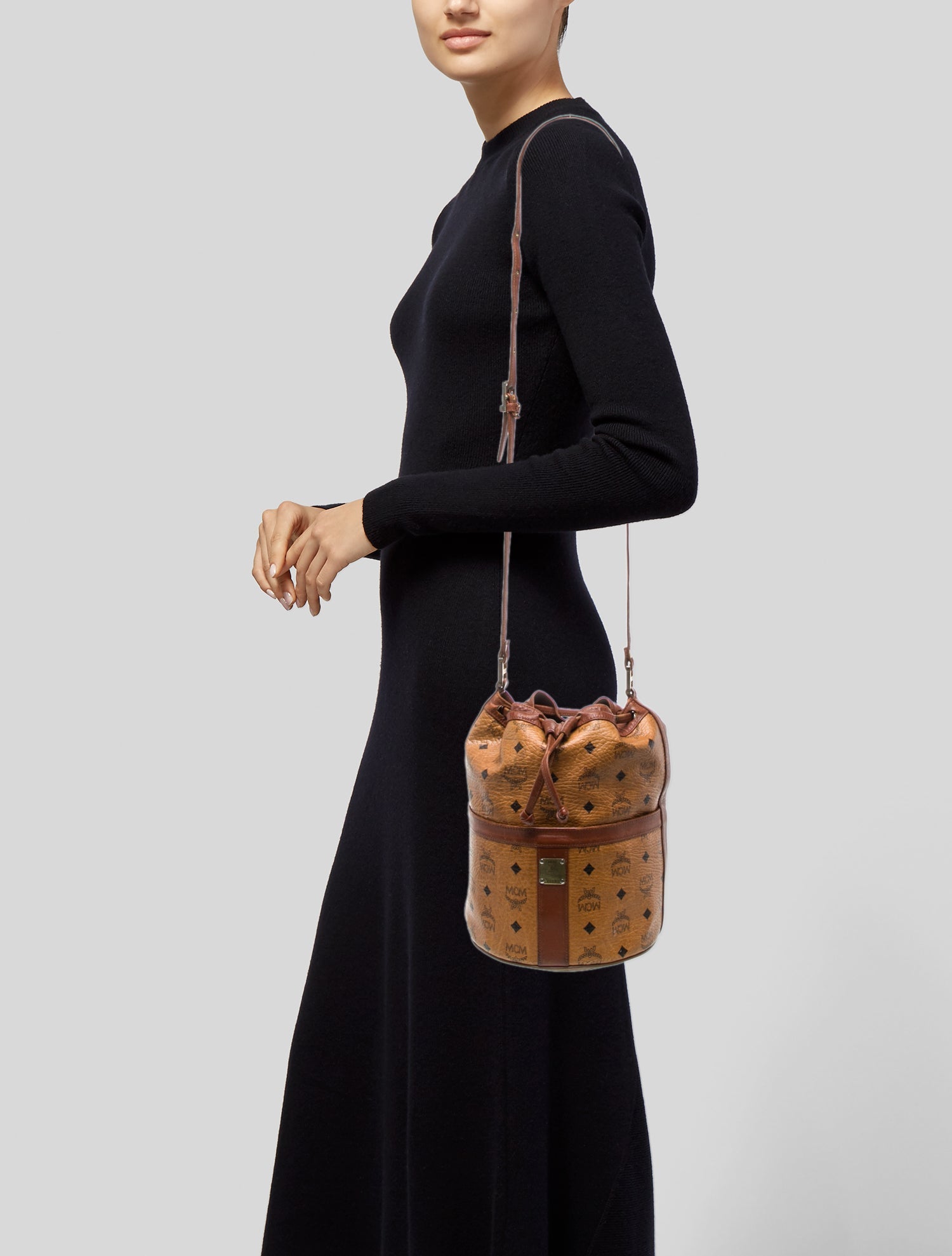 MCM Monogram Bucket Bag