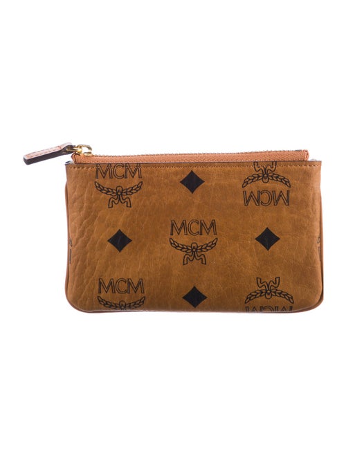 MCM Key Pouch Monogram Pattern Wallet