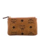 MCM Key Pouch Monogram Pattern Wallet