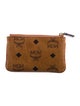 MCM Key Pouch Monogram Pattern Wallet