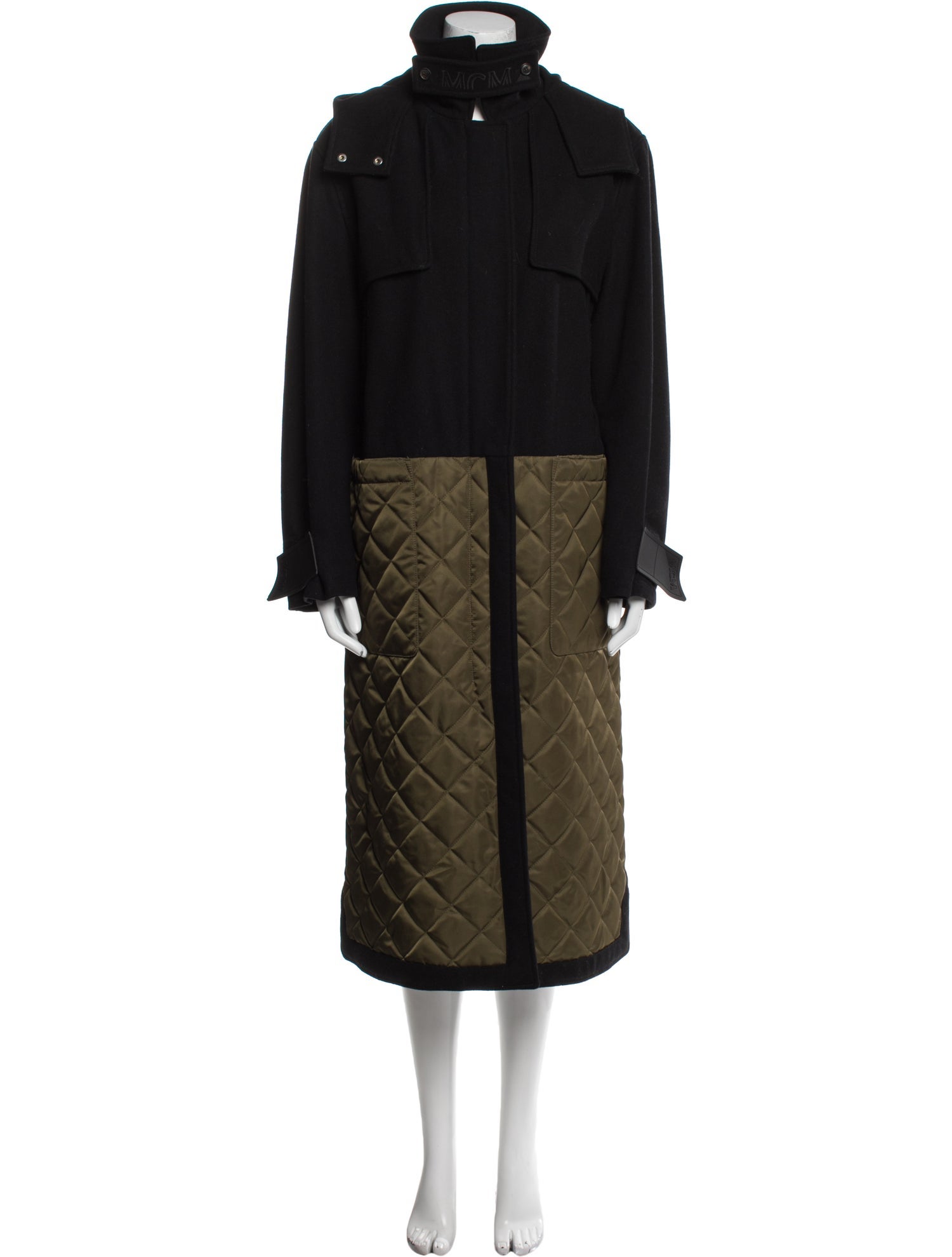 MCM Wool Printed Coat