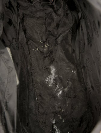 MCM Embossed Leather Shoulder Bag