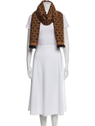 MCM Wool Printed Scarf