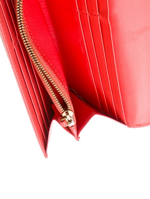 MCM Visetos Monogram Pattern Continental Wallet