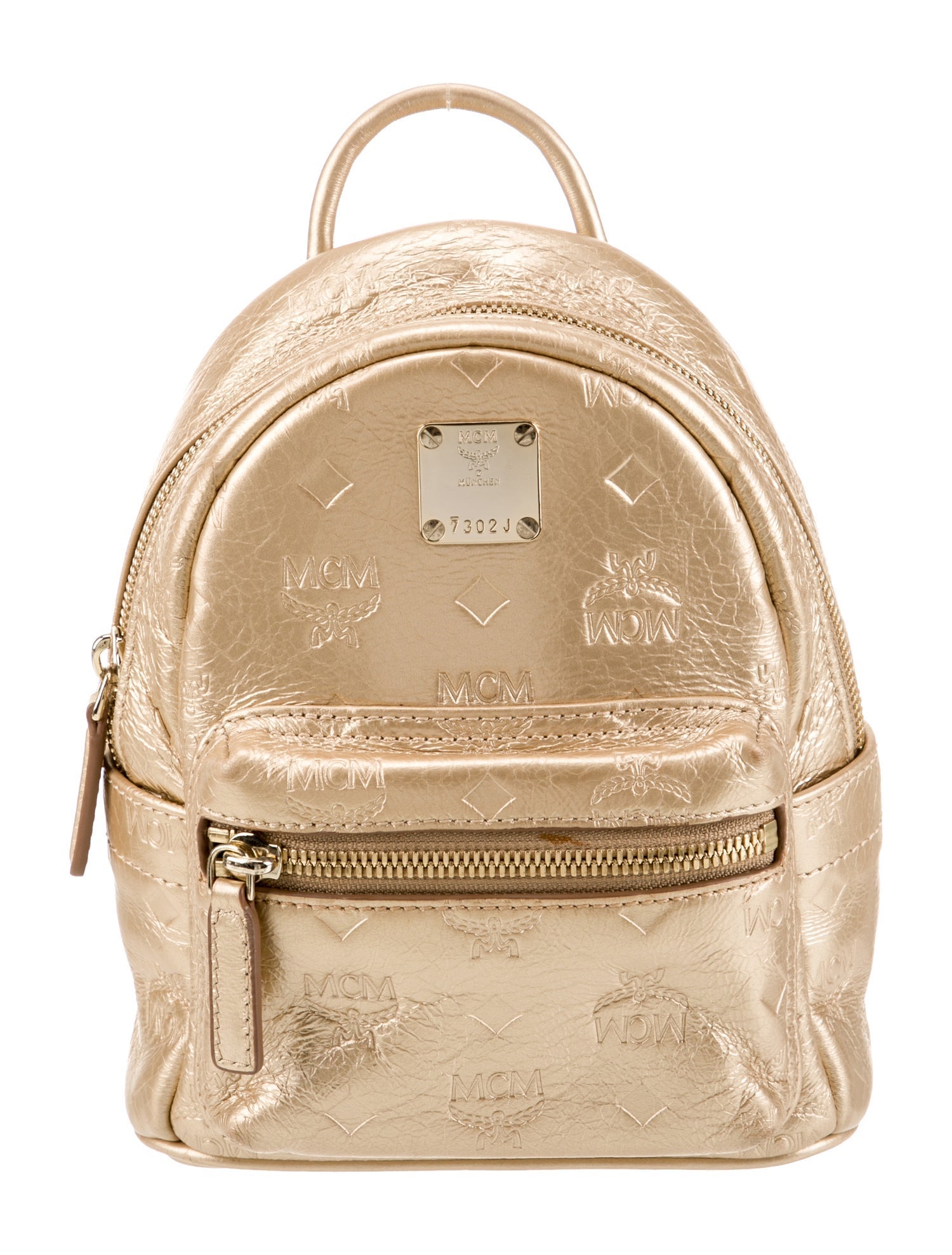 MCM Leather Mini Backpack