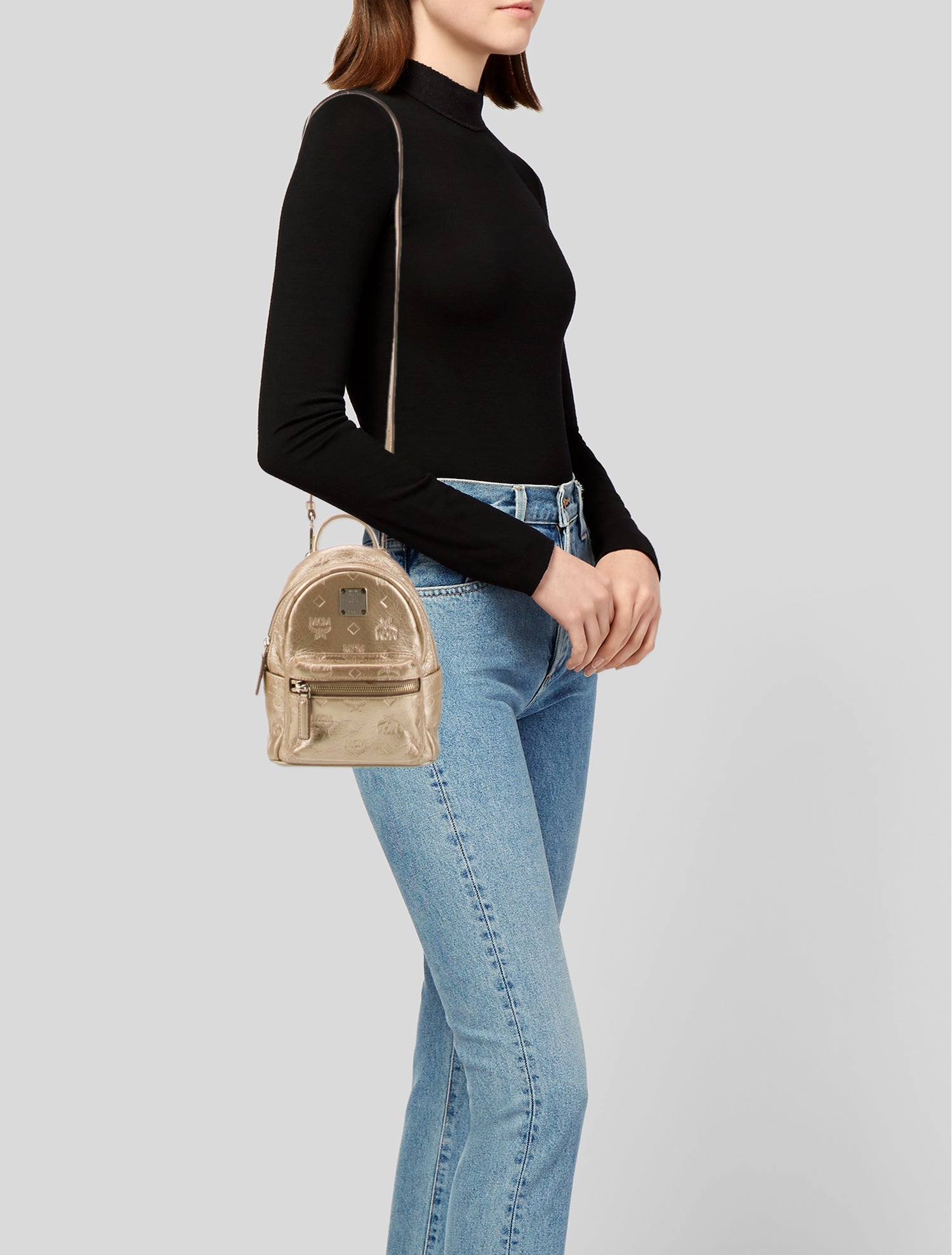 MCM Leather Mini Backpack