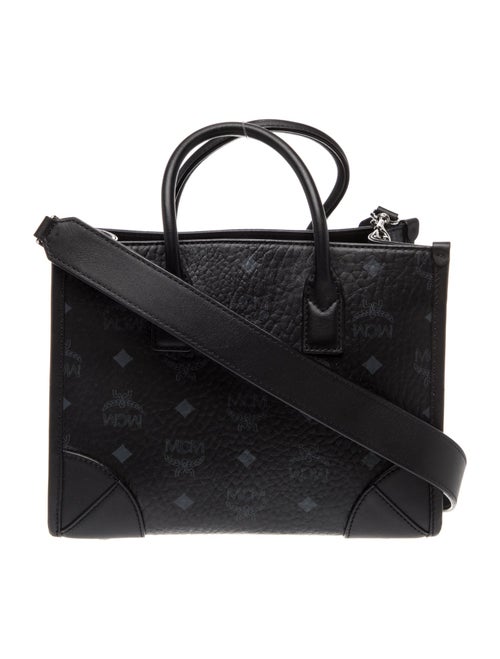 MCM Visetos Top Handle Bag
