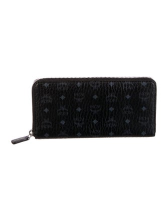 MCM Leather Printed Continental Wallet