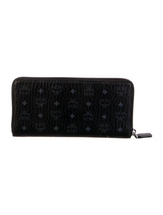 MCM Leather Printed Continental Wallet