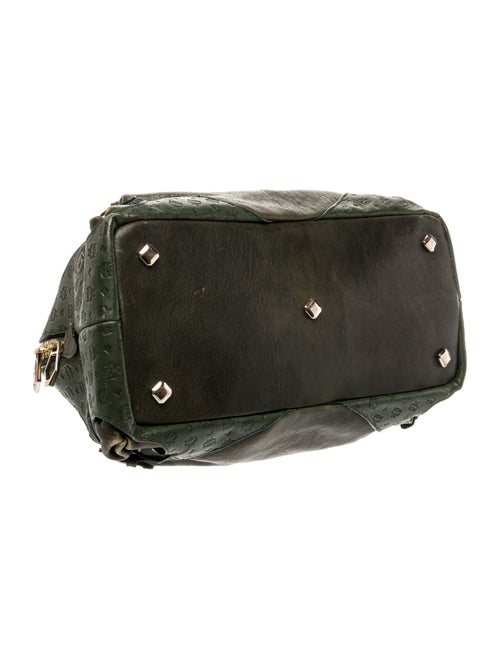 MCM Leather Top Handle Bag