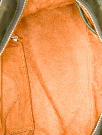 MCM Leather Top Handle Bag