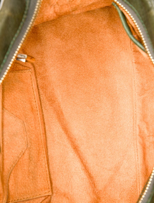 MCM Leather Top Handle Bag