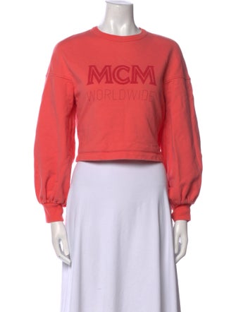 MCM Graphic Print Crew Neck Sweatshirt