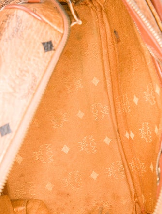 MCM Visetos Top Handle Bag