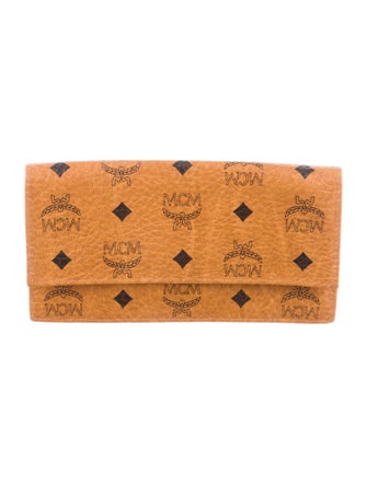 MCM Visetos Leather Wallet