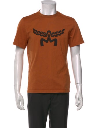 MCM Graphic Print Crew Neck T-Shirt
