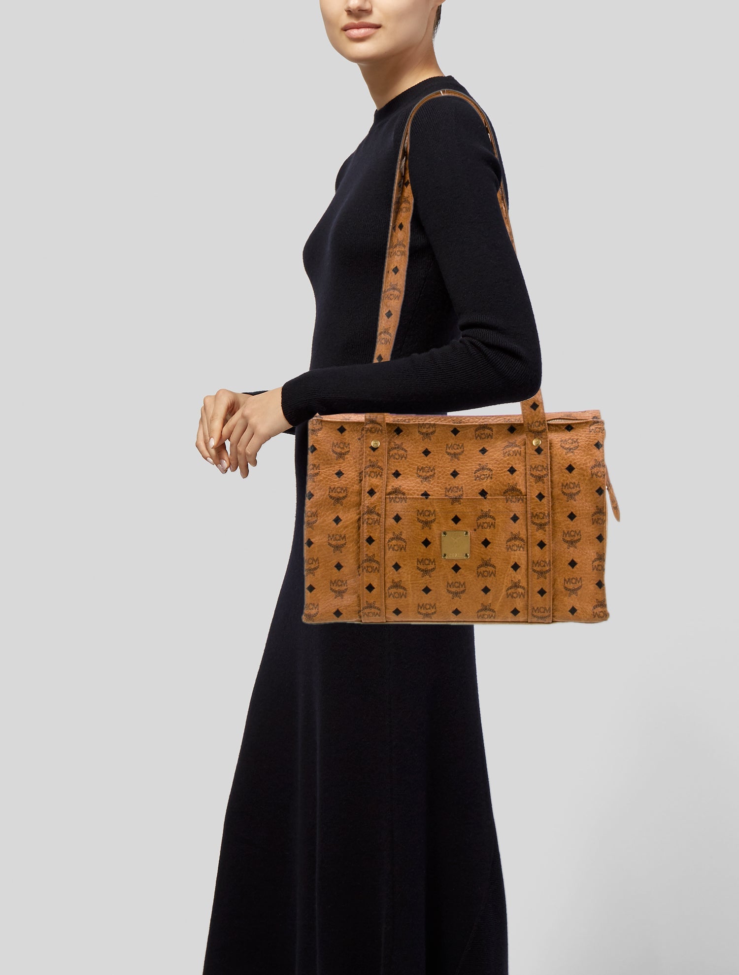 MCM Visetos Shoulder Bag