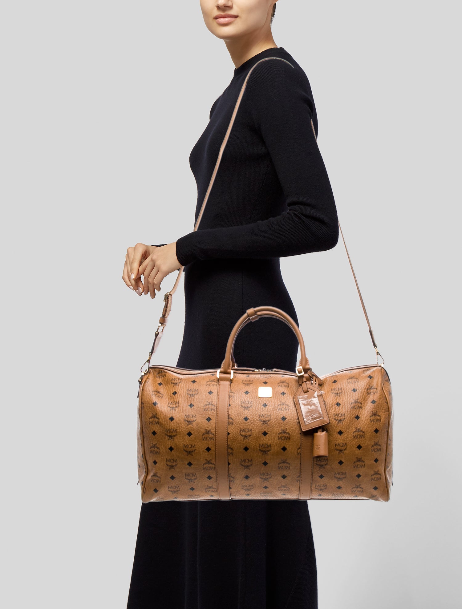 MCM Leather Weekender Bag