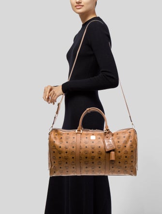 MCM Leather Weekender Bag