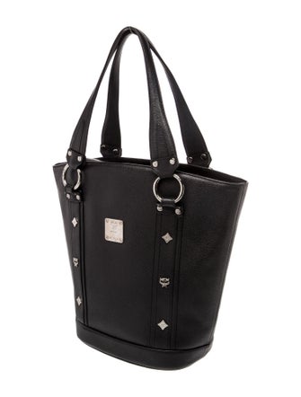 MCM Leather Bucket Bag