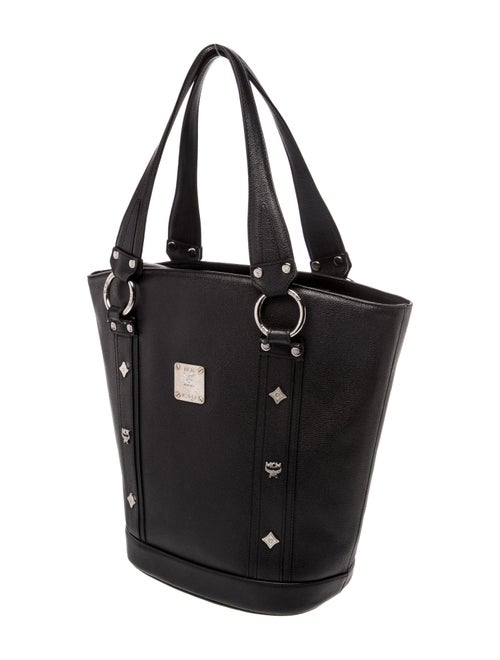 MCM Leather Bucket Bag