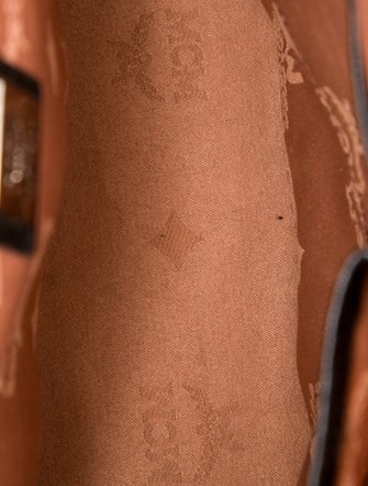 MCM Leather Bucket Bag