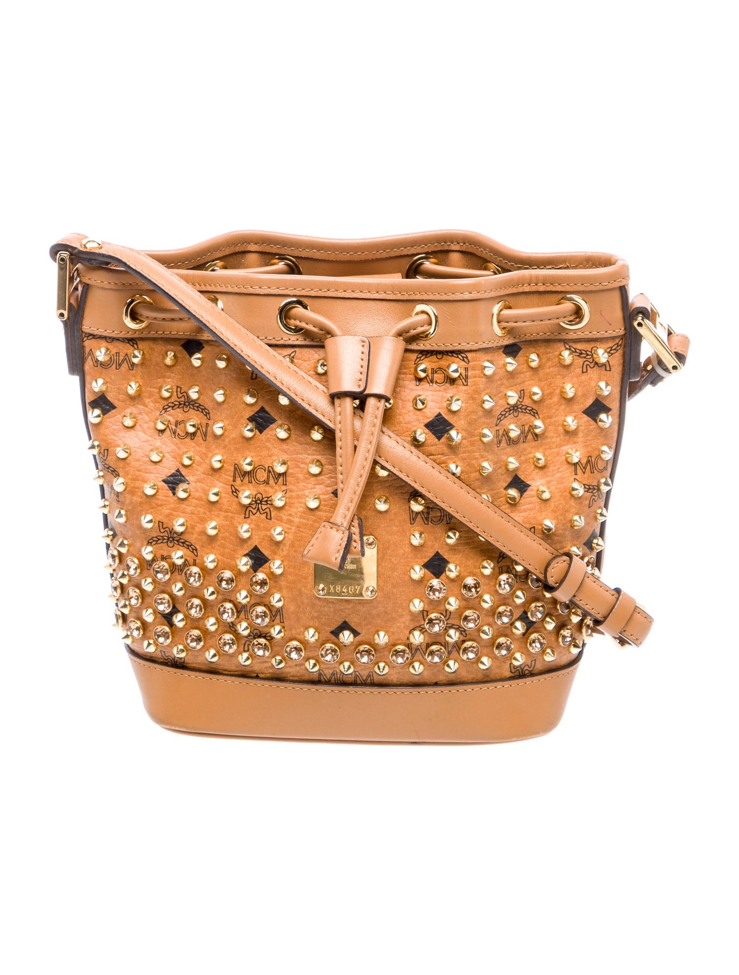 MCM Visetos Bucket Bag