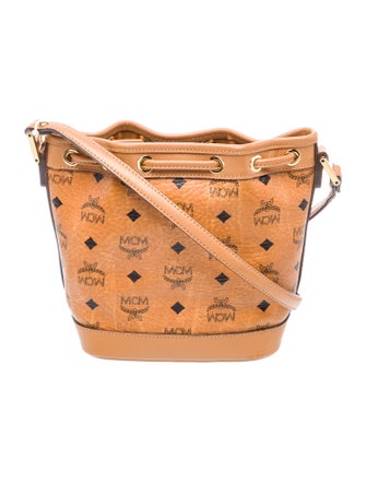 MCM Visetos Bucket Bag