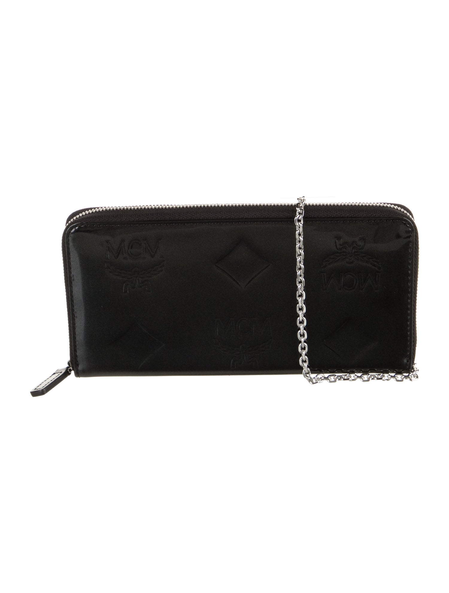 MCM Patent Leather Continental Wallet