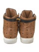 MCM Leather Printed Sneakers