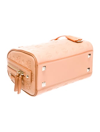 MCM Leather Top Handle Bag