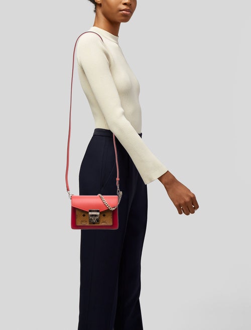 MCM Leather Top Handle Bag