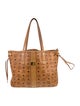 MCM Monogram Top Handle Bag