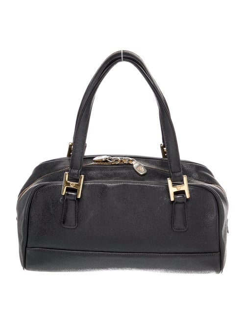 MCM Leather Top Handle Bag