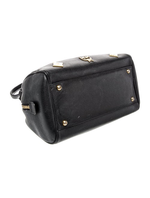 MCM Leather Top Handle Bag