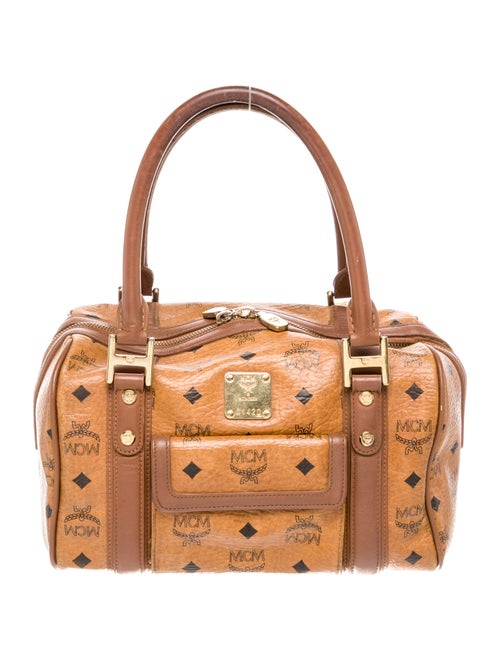 MCM Monogram Top Handle Bag