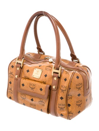 MCM Monogram Top Handle Bag