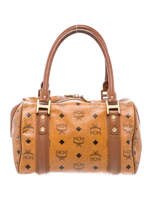 MCM Monogram Top Handle Bag
