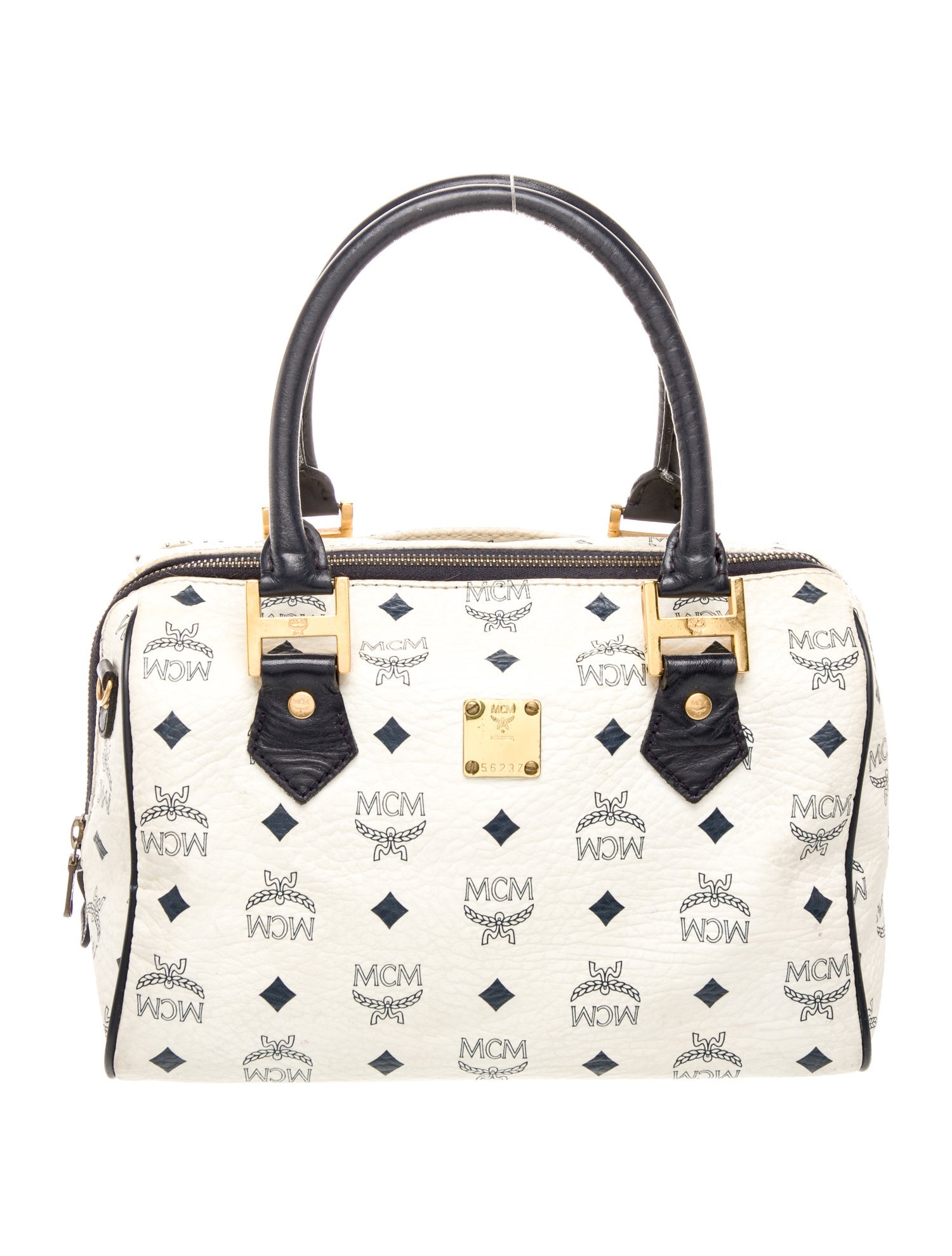 MCM Monogram Top Handle Bag Vintage