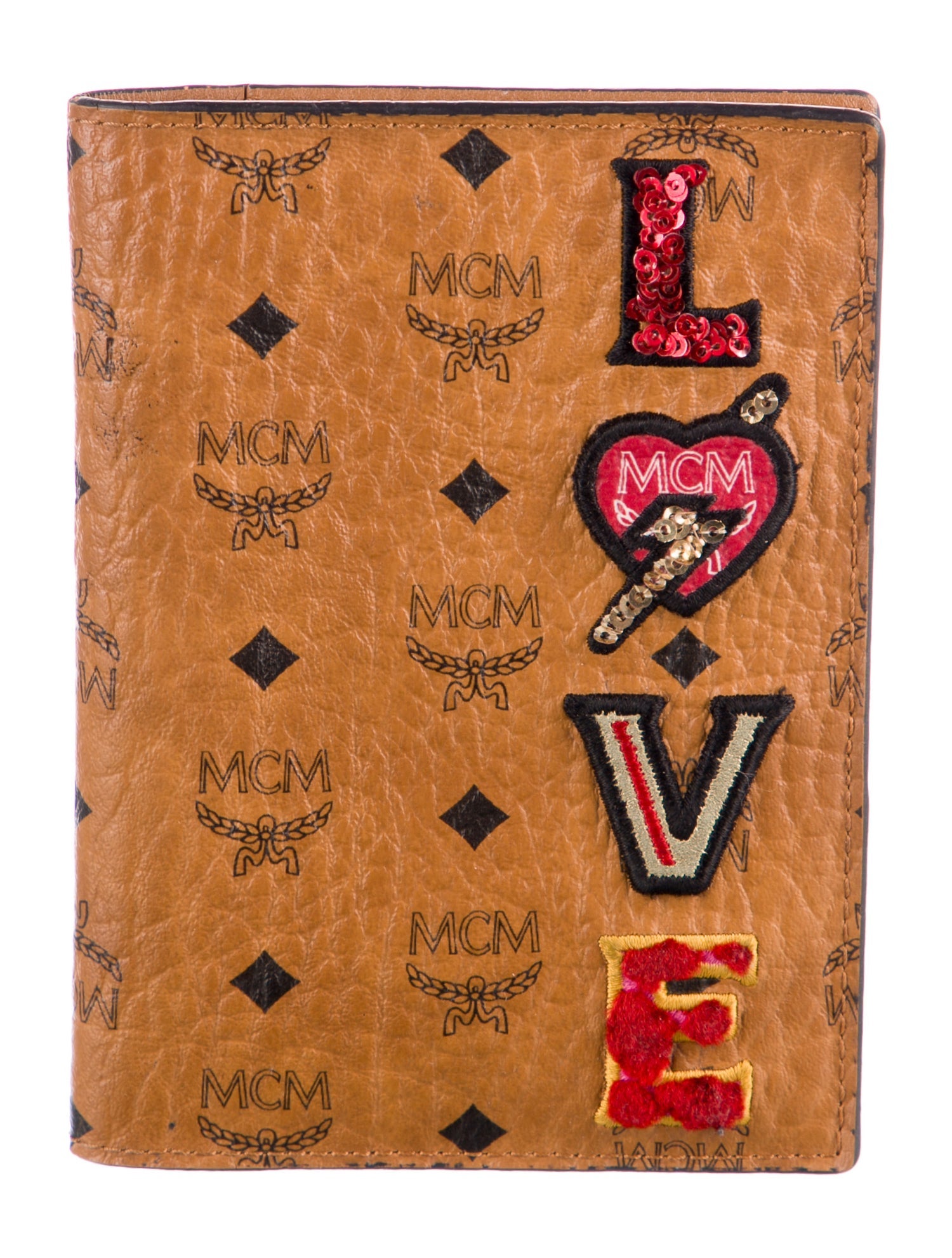 MCM Leather Printed Bifold Wallet
