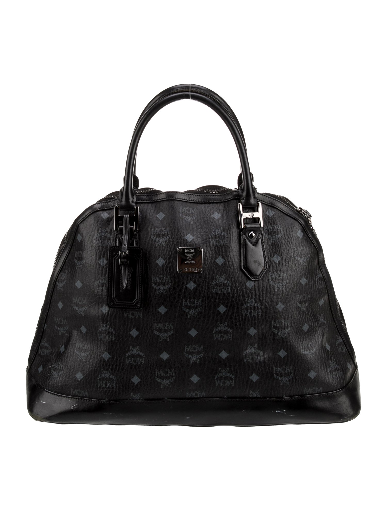 MCM Monogram Top Handle Bag
