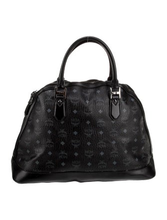 MCM Monogram Top Handle Bag