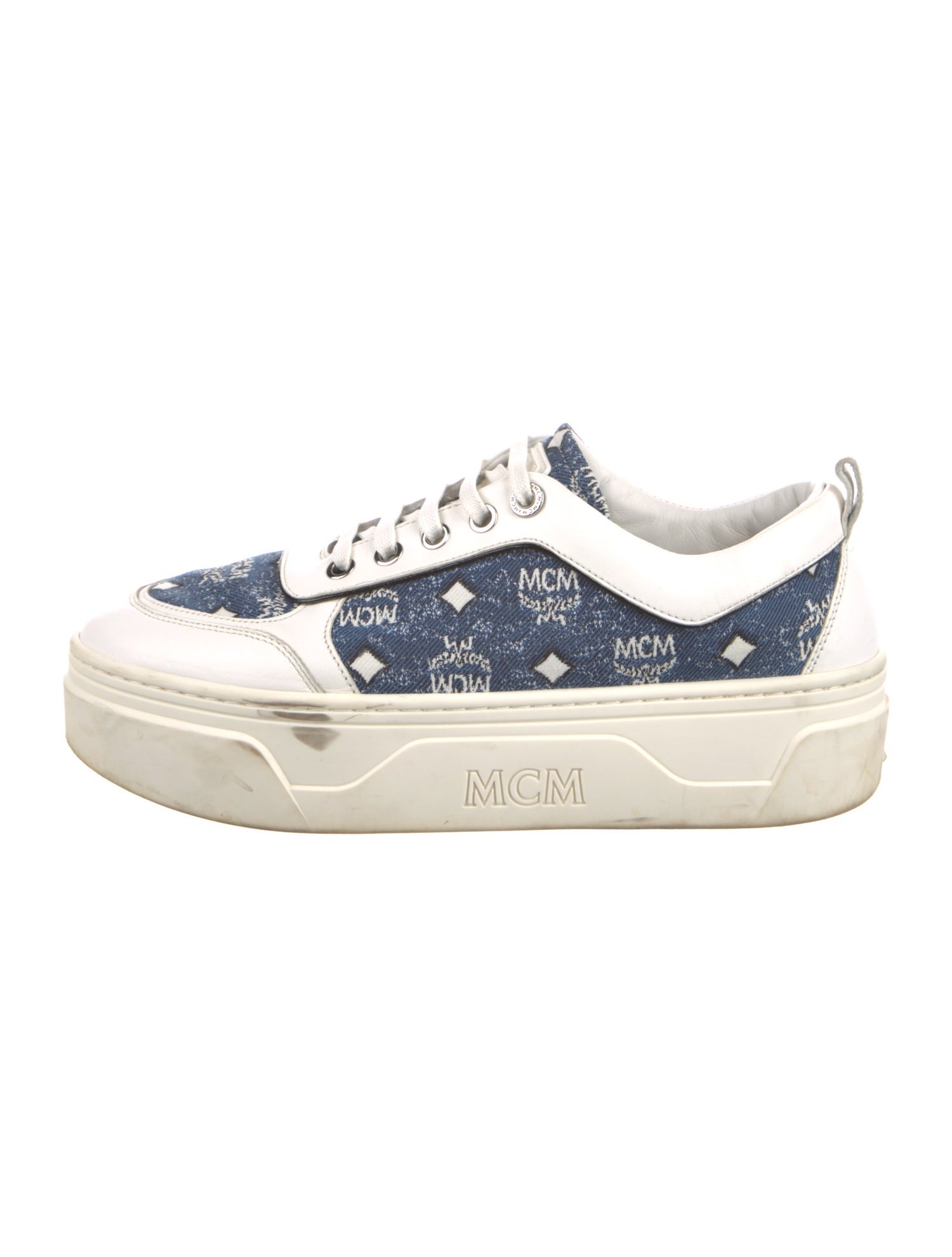 MCM Denim Sneakers