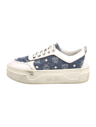 MCM Denim Sneakers