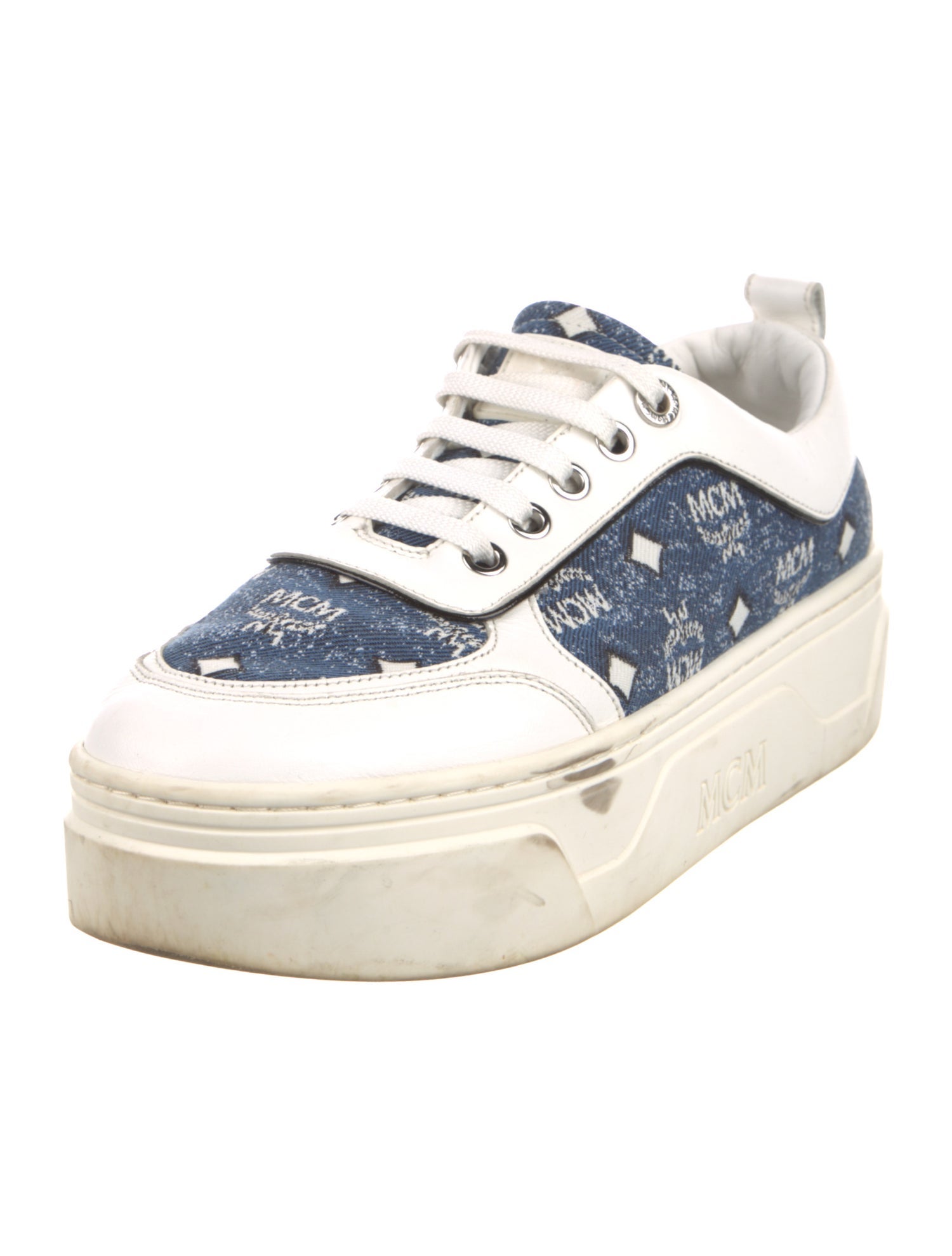 MCM Denim Sneakers