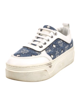 MCM Denim Sneakers