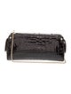 MCM Embossed Leather Clutch