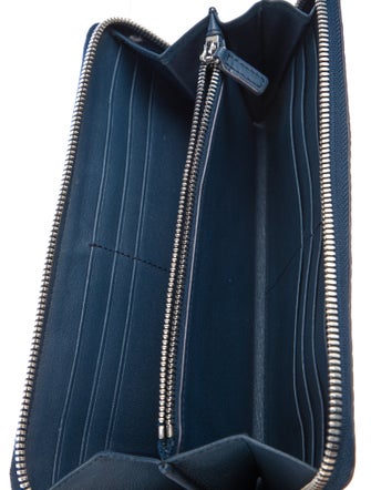 MCM Visetos Leather Continental Wallet