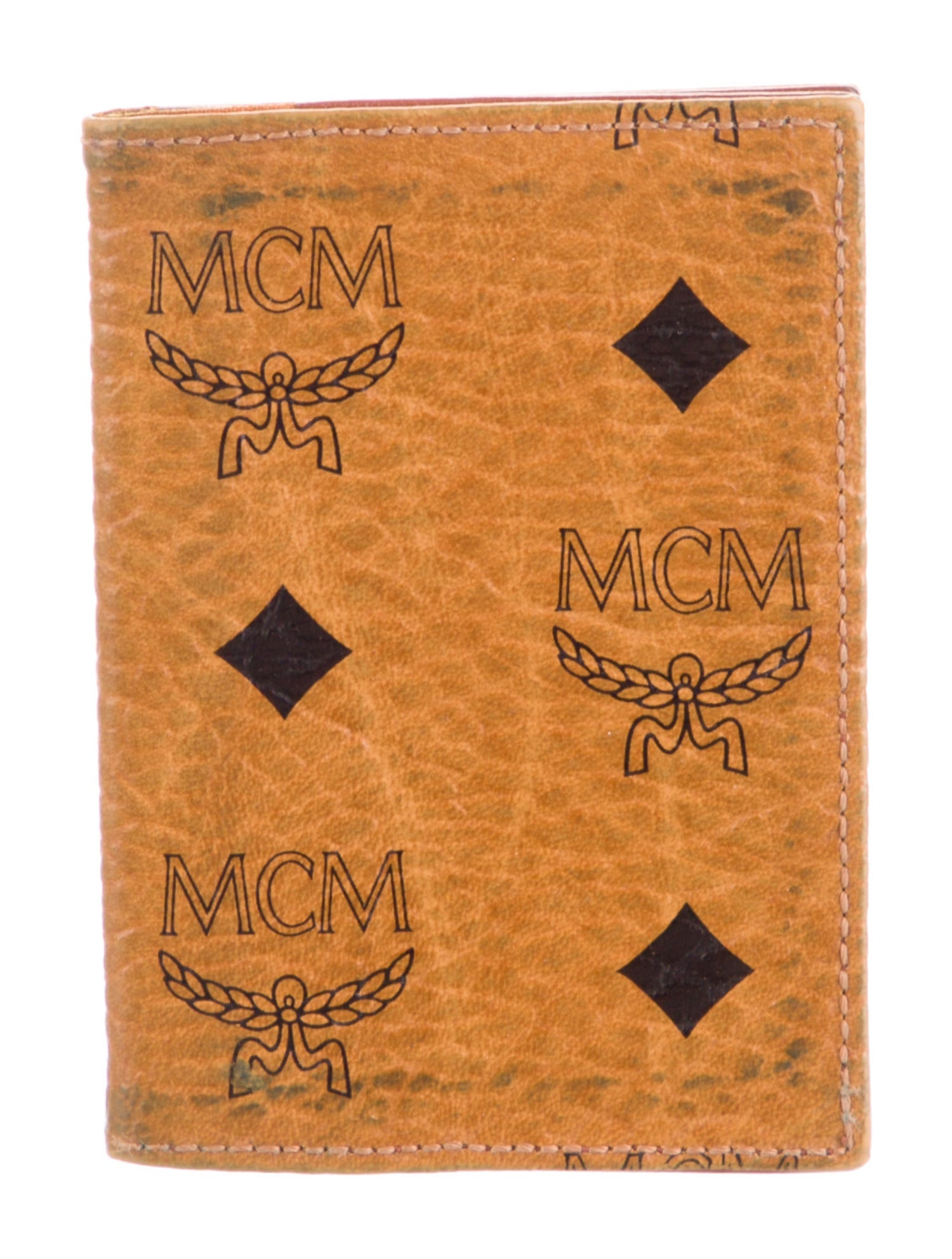 MCM Leather Printed Bifold Wallet