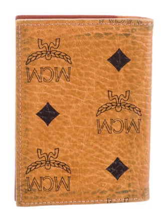 MCM Leather Printed Bifold Wallet